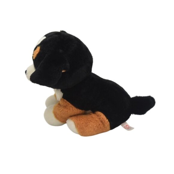 Ty Beanie Babies Roscoe Plush Dog Black Brown Stuffed Animal Toy - Picture 4 of 5